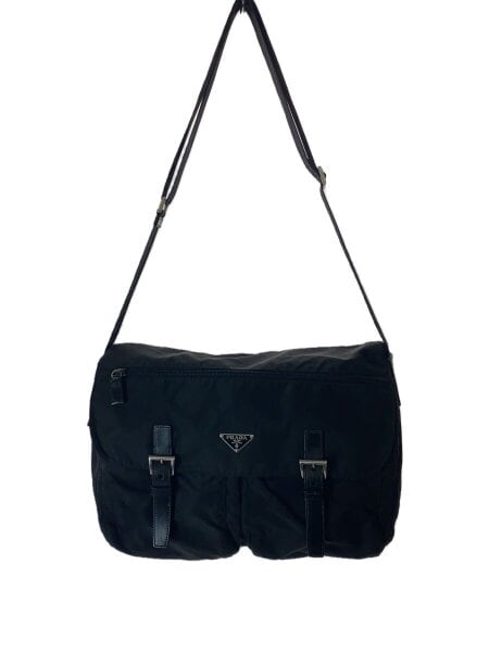 PRADA(プラダ) / メッセンジャーバッグ/ショルダーバッグ/ナイロン/BLK