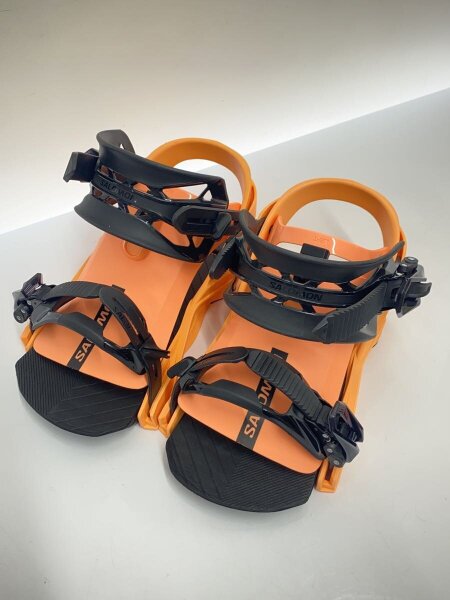 スノーボードサロモンビンディング L オレンジ スノーボードサロモン