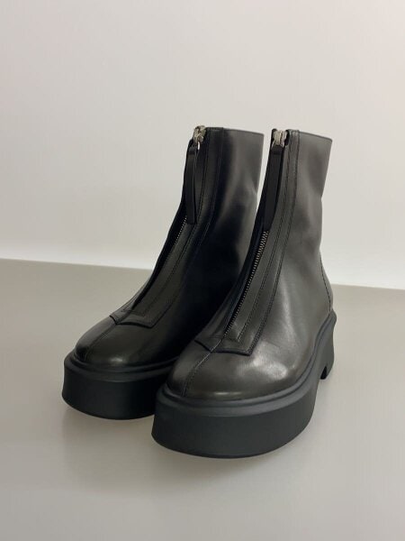 THE ROW(ザロウ) / Zipped Boot/ブーツ/38/BLK/レザー// | 中古品の