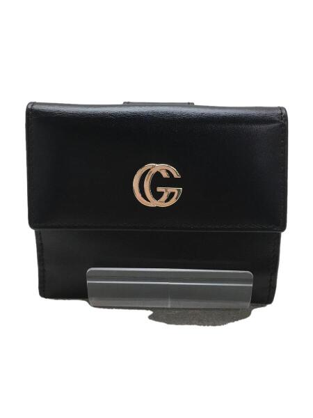 GUCCI(グッチ) / 2つ折り財布/レザー/BLK/黒/レディース/グッチ/035