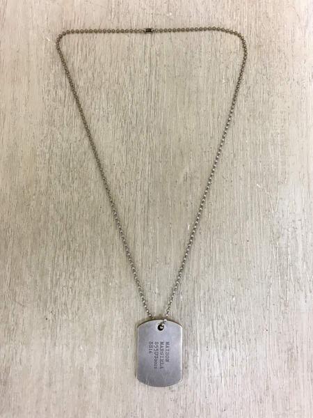 Maison Margiela(メゾンマルジェラ) / ドッグタグネックレス/シルバー