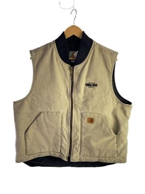Carhartt(カーハート) / STUSSY VEST/ロゴ刺繍/ダック地/ベスト/L