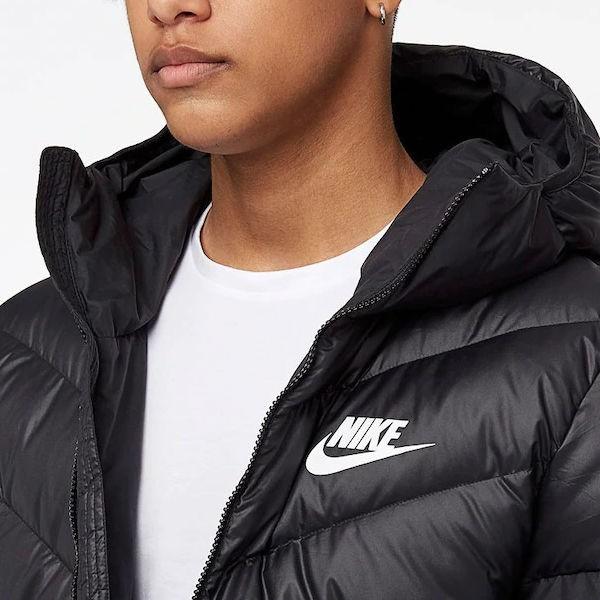 ナイキ ダウン ジャケット メンズ アウター 黒色 NIKE WINDRUNNER