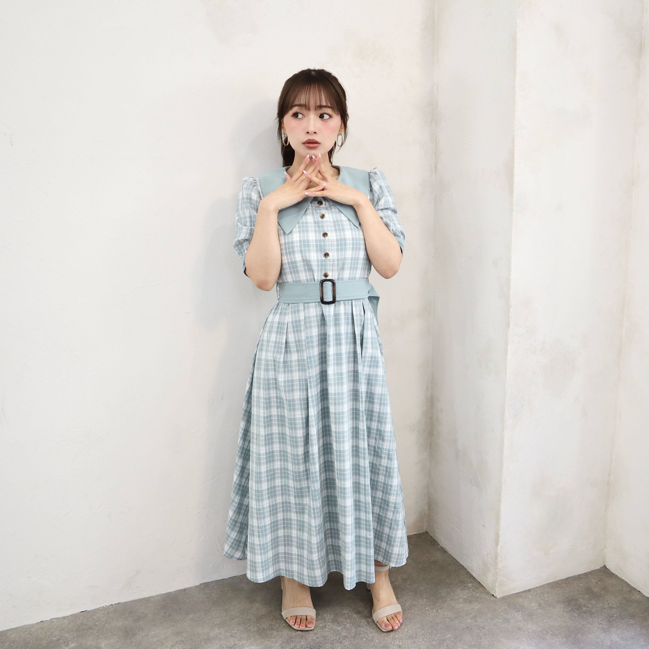 チェック柄ベルト付きワンピース｜ワンピース｜CECIL McBEE(セシル
