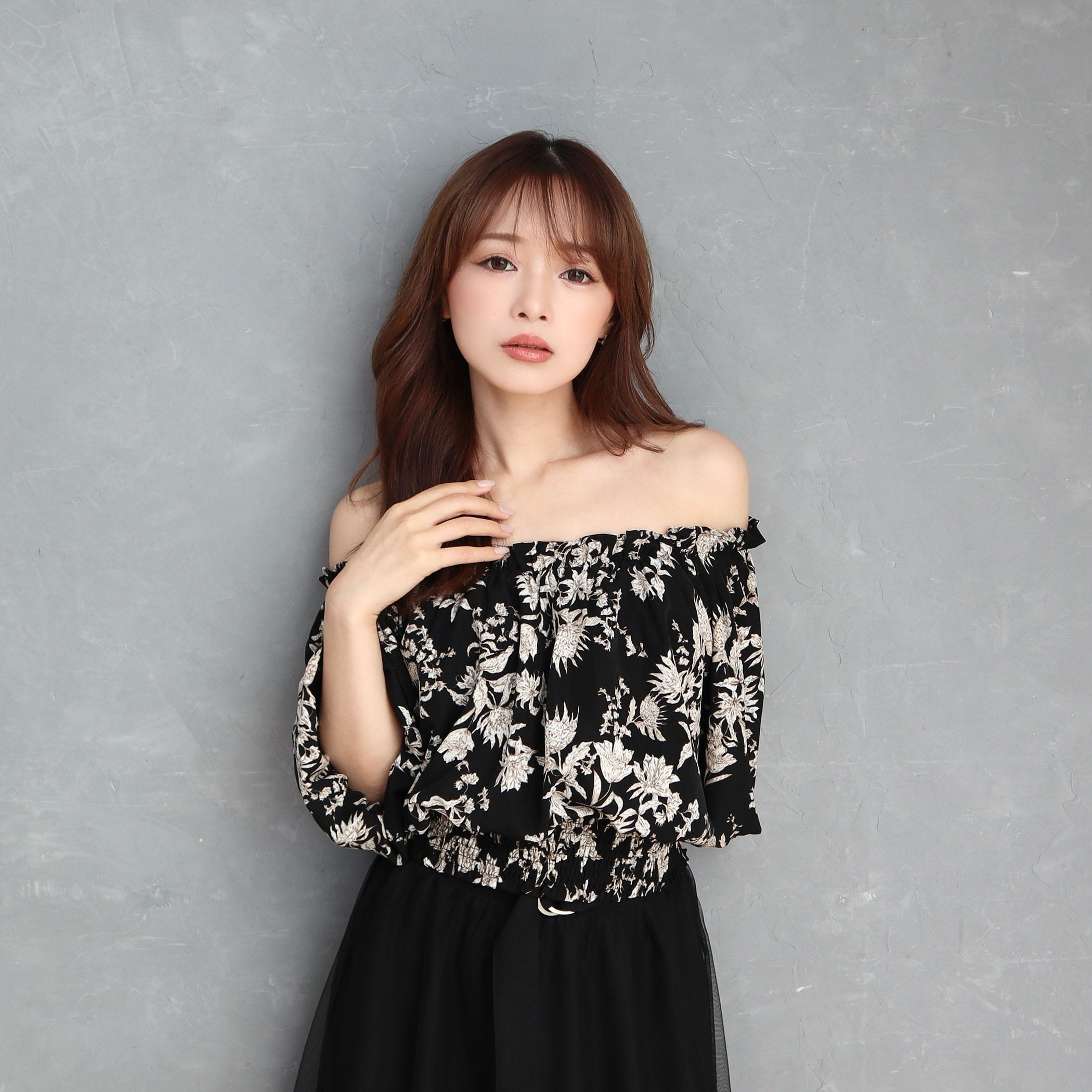 花柄バックリボンバルーン袖ブラウス｜シャツ・ブラウス｜CECIL McBEE