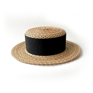 Mia Hat Straw Canotier 2505 ミア ハット 帽子 キャノチエ 麦わら帽子