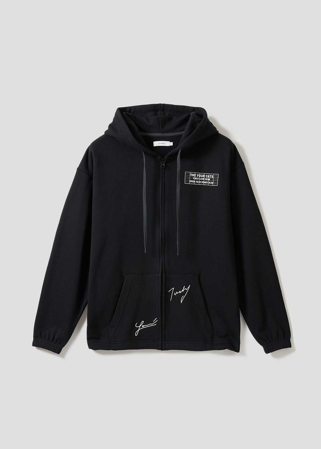 ザ フォーキャッツ クール｜ビッグシルエットジップパーカー｜ユニ