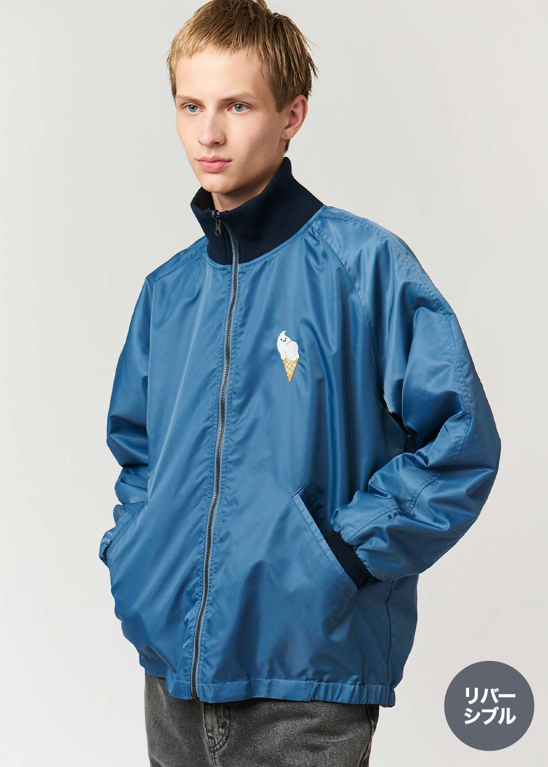 アイスボン｜リバーシブルブルゾン｜ユニセックス｜グラニフ(graniph