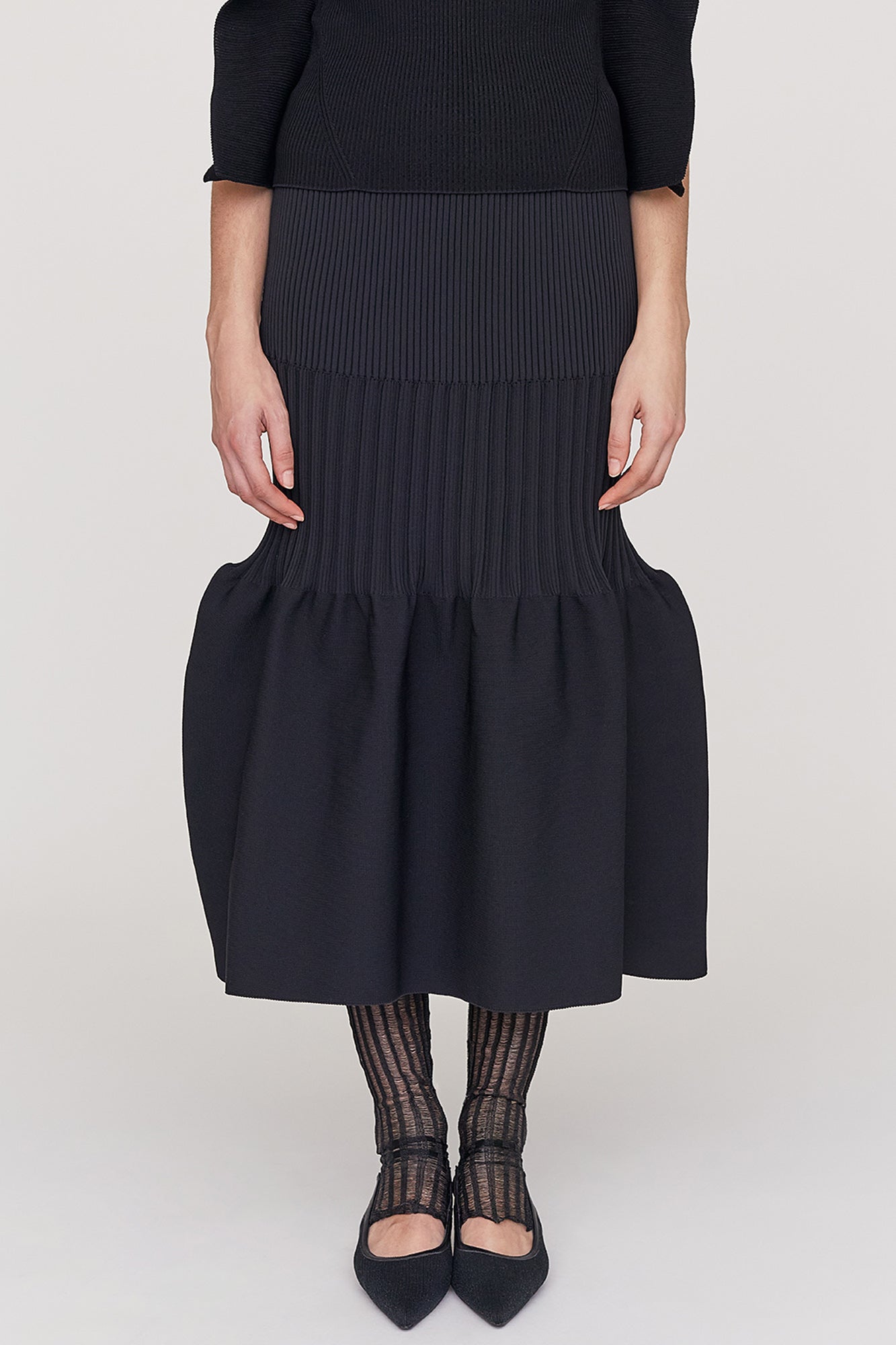 FLUTED MERMAID SKIRT