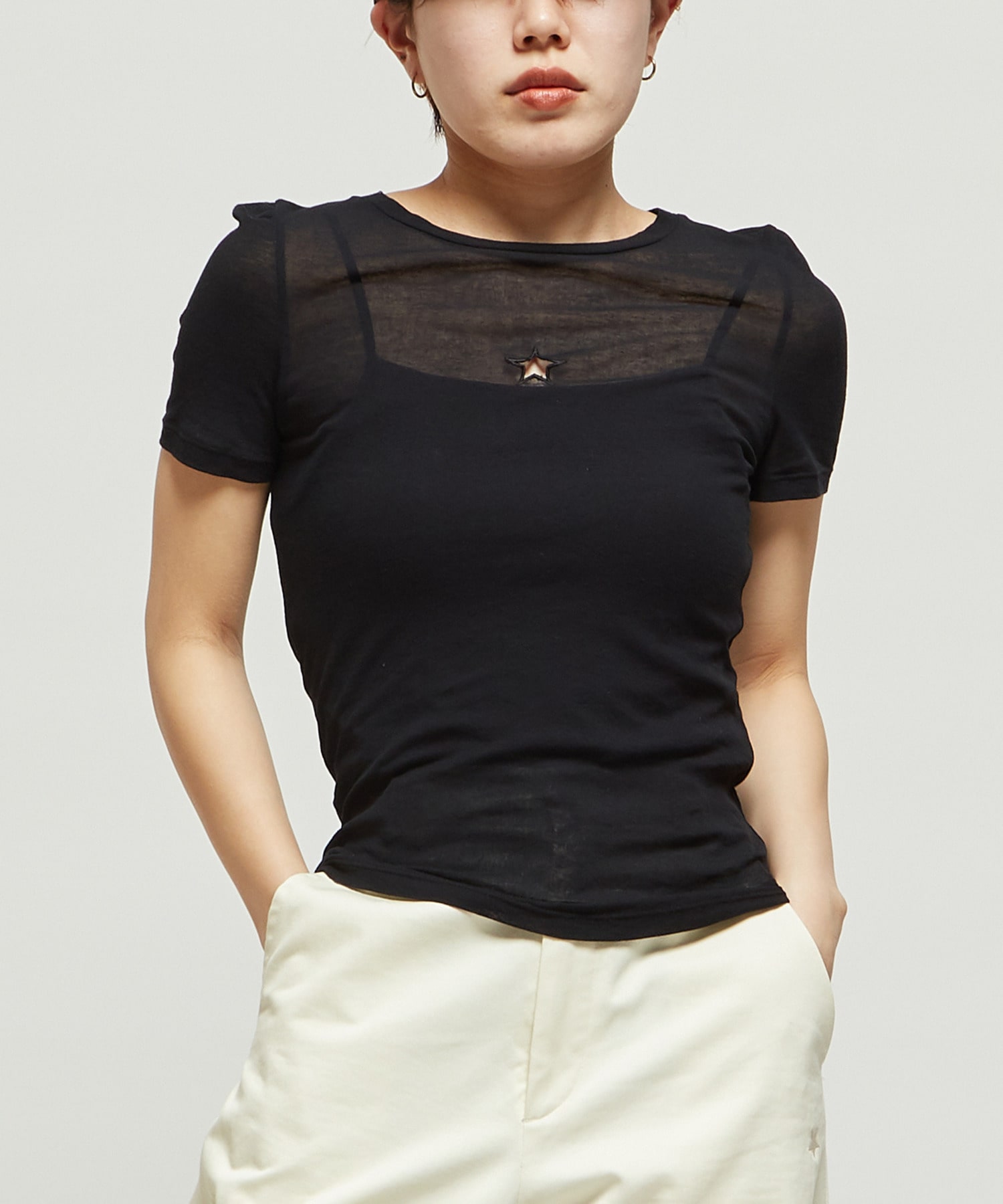 STAR☆ CUTTING SHEER TOP｜CONVERSE TOKYO (コンバーストウキョウ