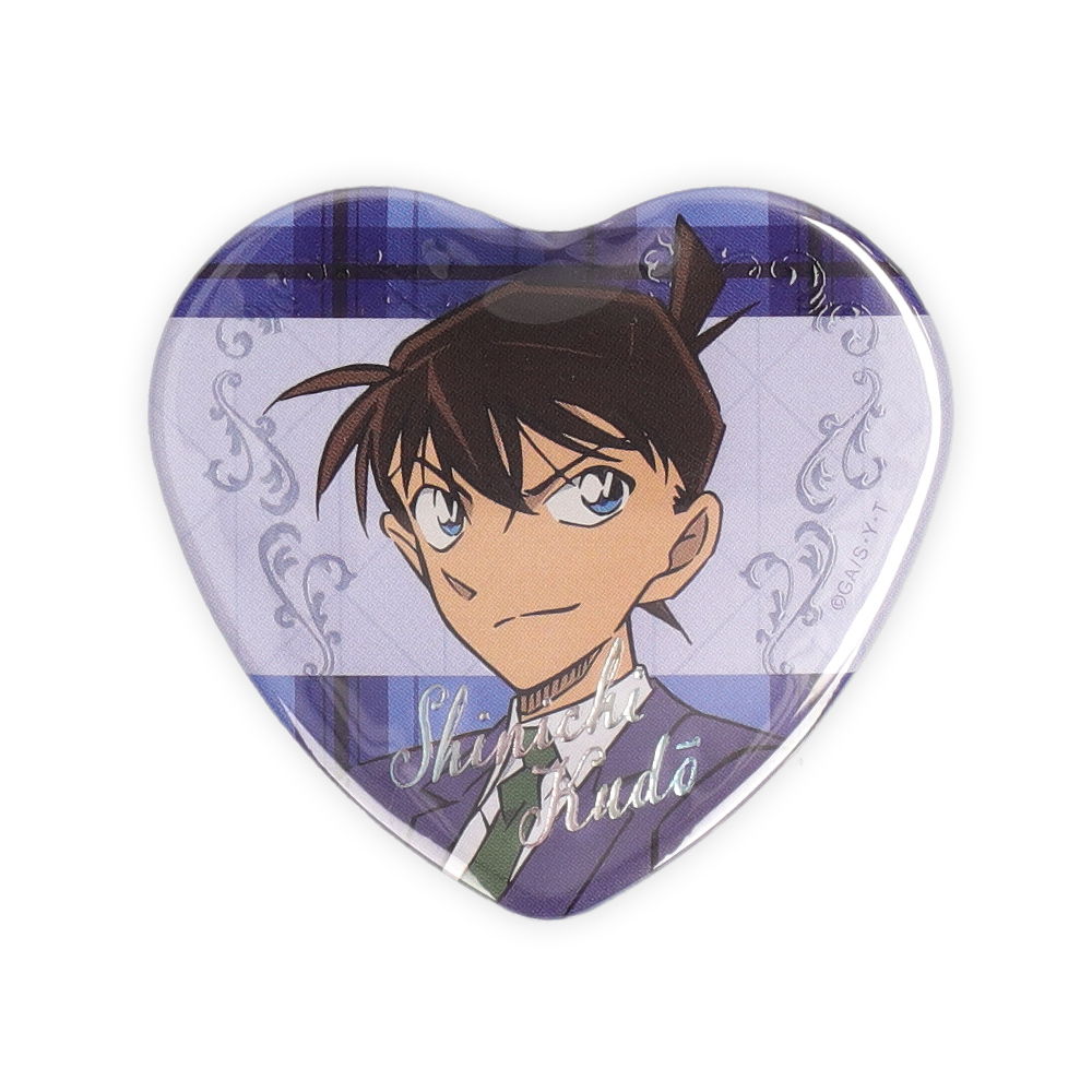 名探偵コナンプラザ ジュエリーハート缶バッジ 毛利蘭