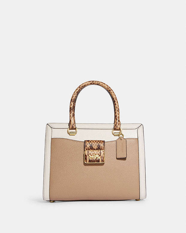 公式】コーチアウトレット | グレース キャリーオール・カラーブロック