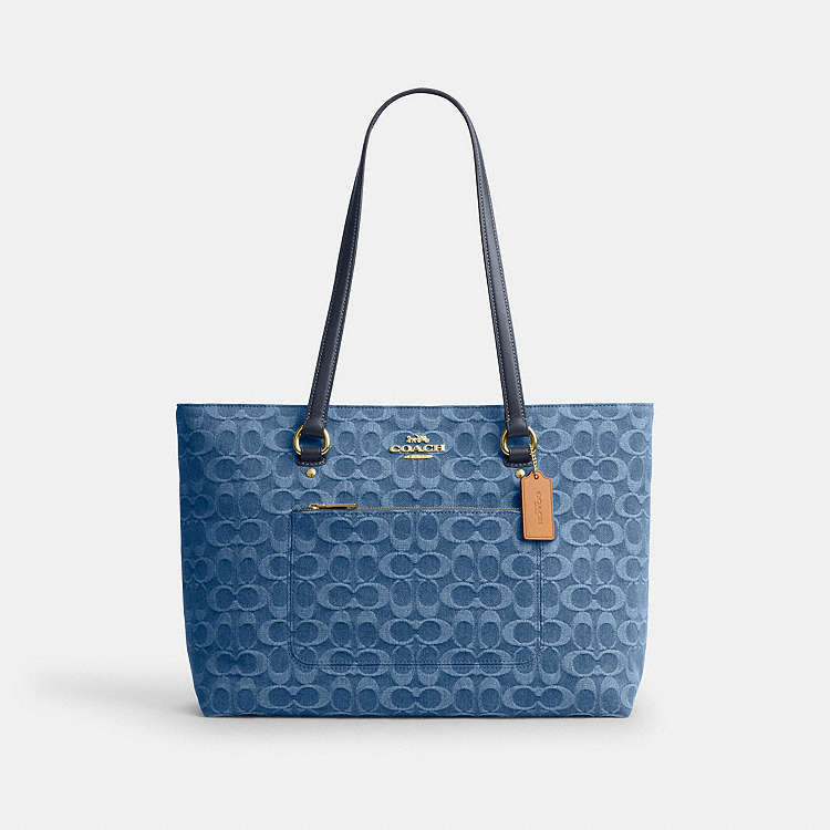 COACH® Outlet | Station Tote Bag In Signature Denim