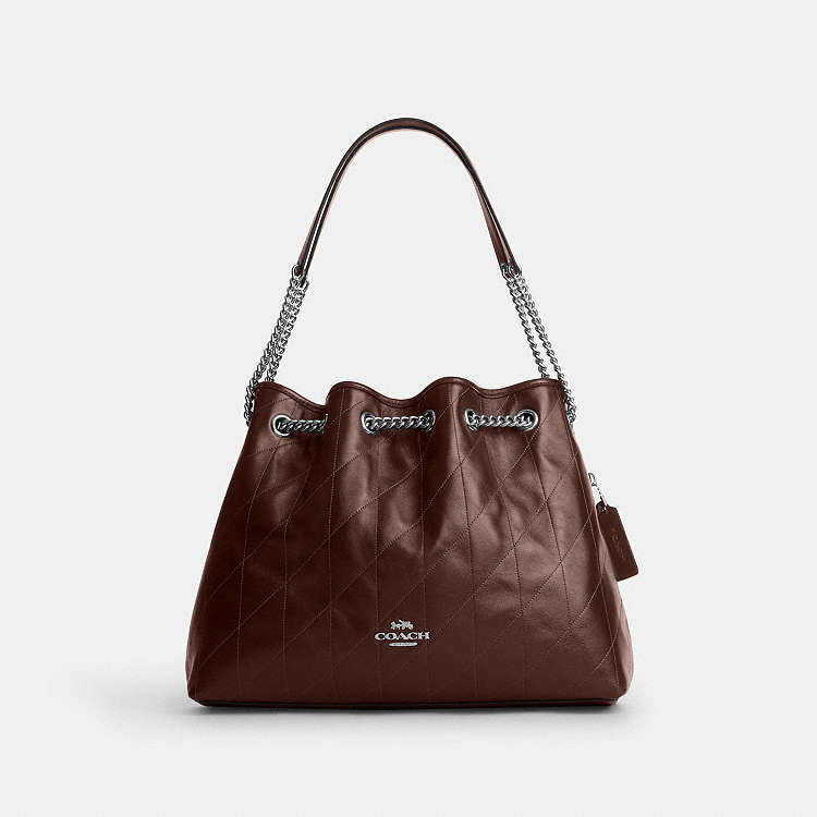 COACH® Outlet | Evelyn Shoulder Bag With Quilting