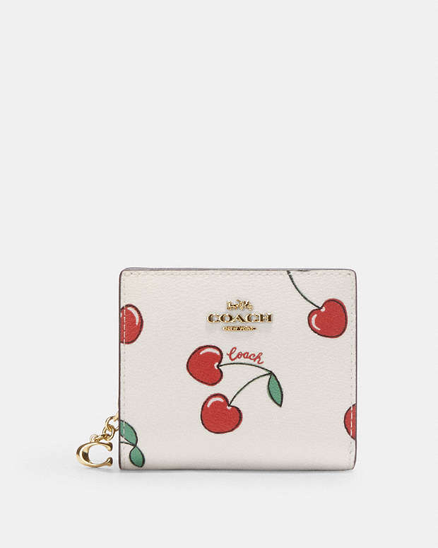 公式】コーチアウトレット | スナップ ウォレット・ハート チェリー
