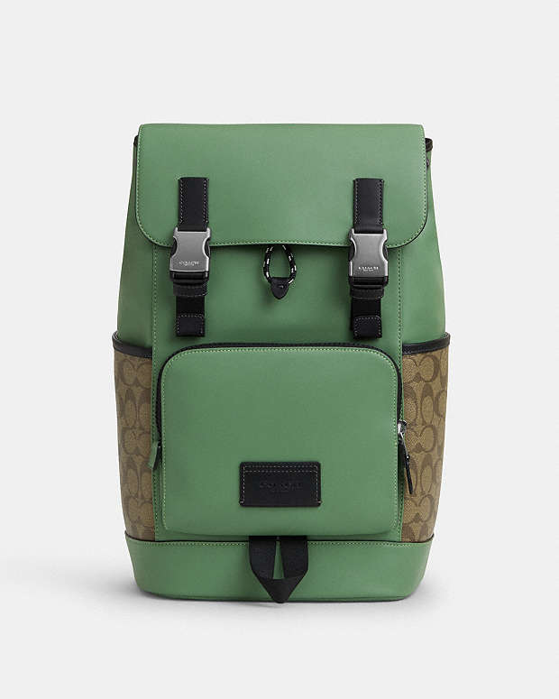 公式】コーチアウトレット | トラック バックパック・カラーブロック