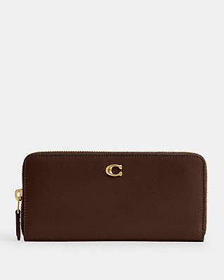 ブラウン 【公式】COACH – コーチ 長財布 レディース