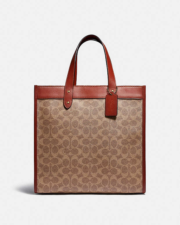 公式】COACH – コーチ | フィールド トート シグネチャー キャンバス