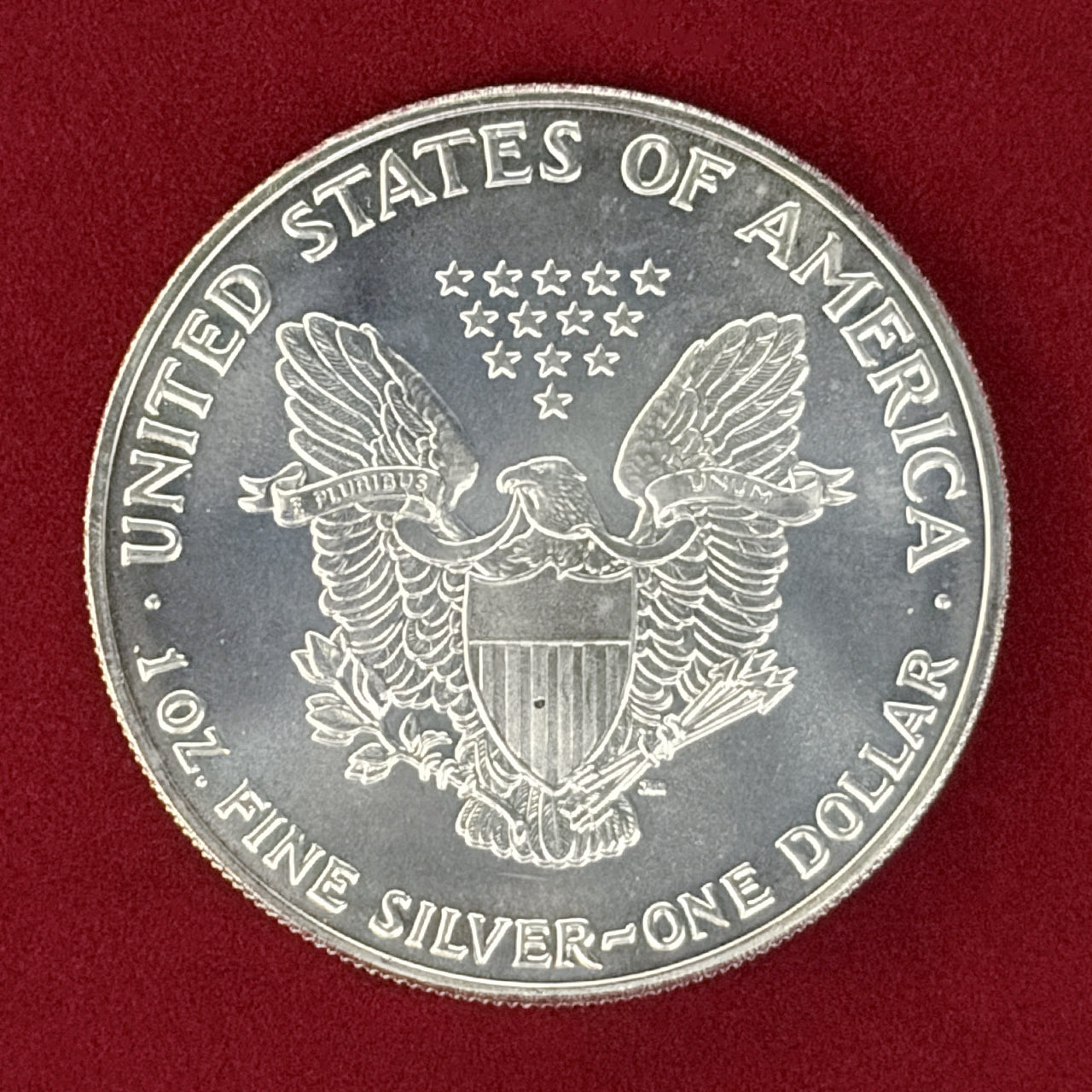 アメリカ】アメリカンシルバーイーグルダラー 1ドル 銀貨 1990［B