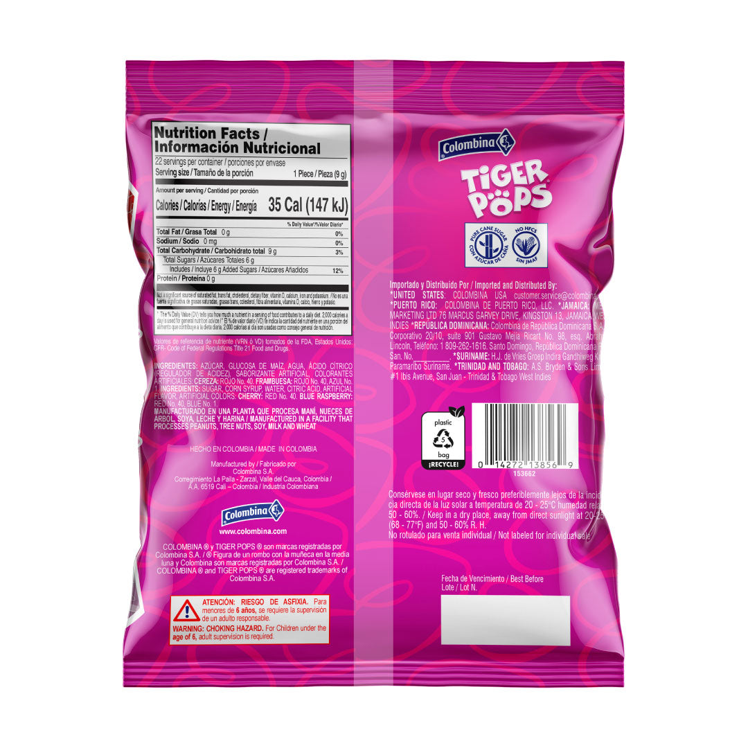 Very Berry Tiger Pops – Colombina