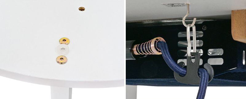 体をすばやく温め節約も叶える石英管ヒーター搭載、おしゃれな大理石調