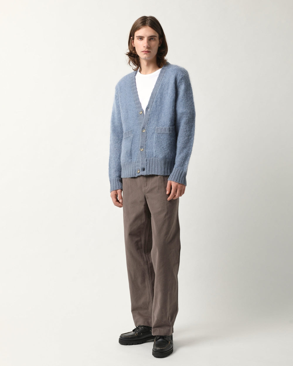 Mohair Cardigan - Blue – Corridor