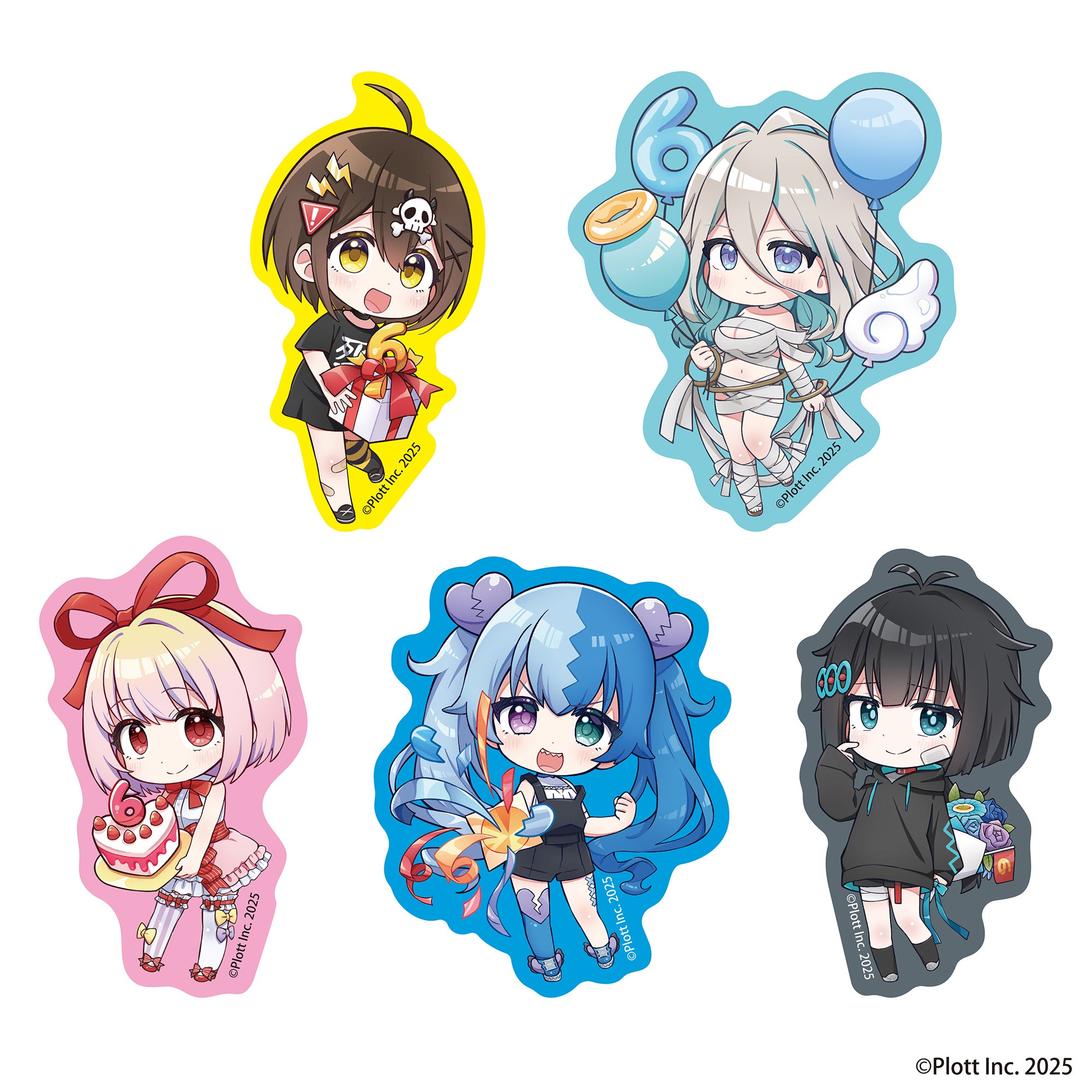 全力回避フラグちゃん! 6周年記念 ステッカーセット – ClaN MARKET