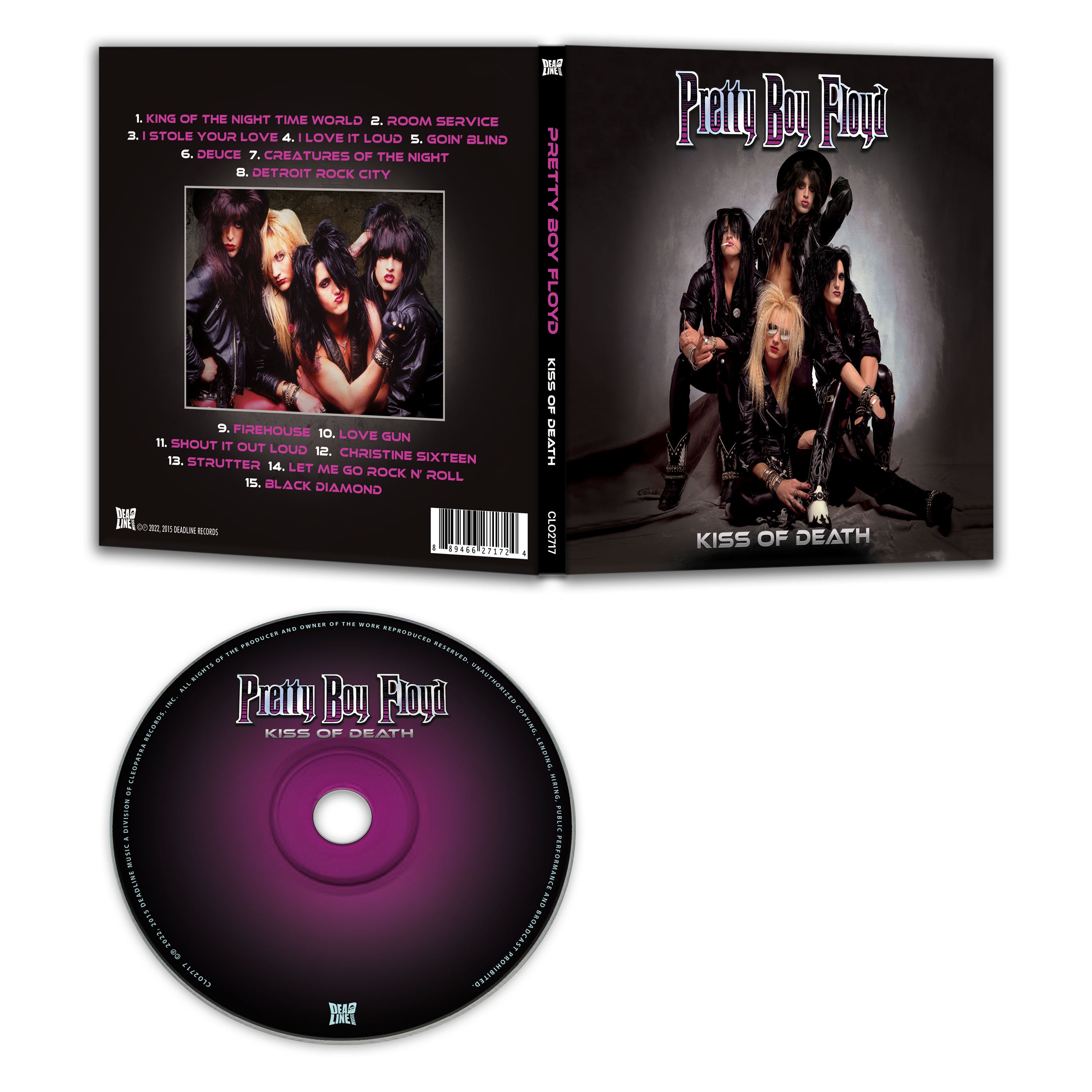 Pretty Boy Floyd - Kiss of Death (CD Digipak) - Cleopatra Records