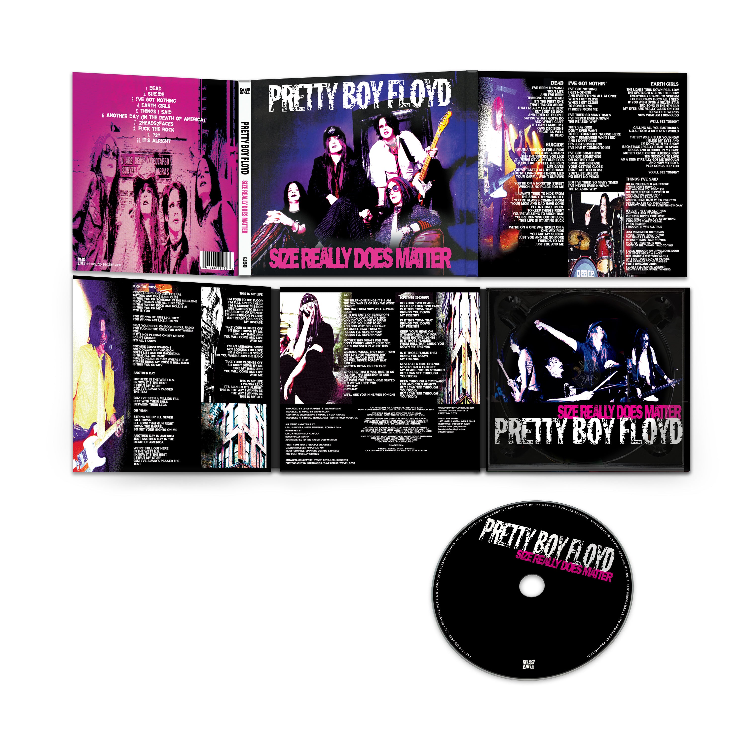 Pretty Boy Floyd - Size Really Does Matter (CD) - Cleopatra Records