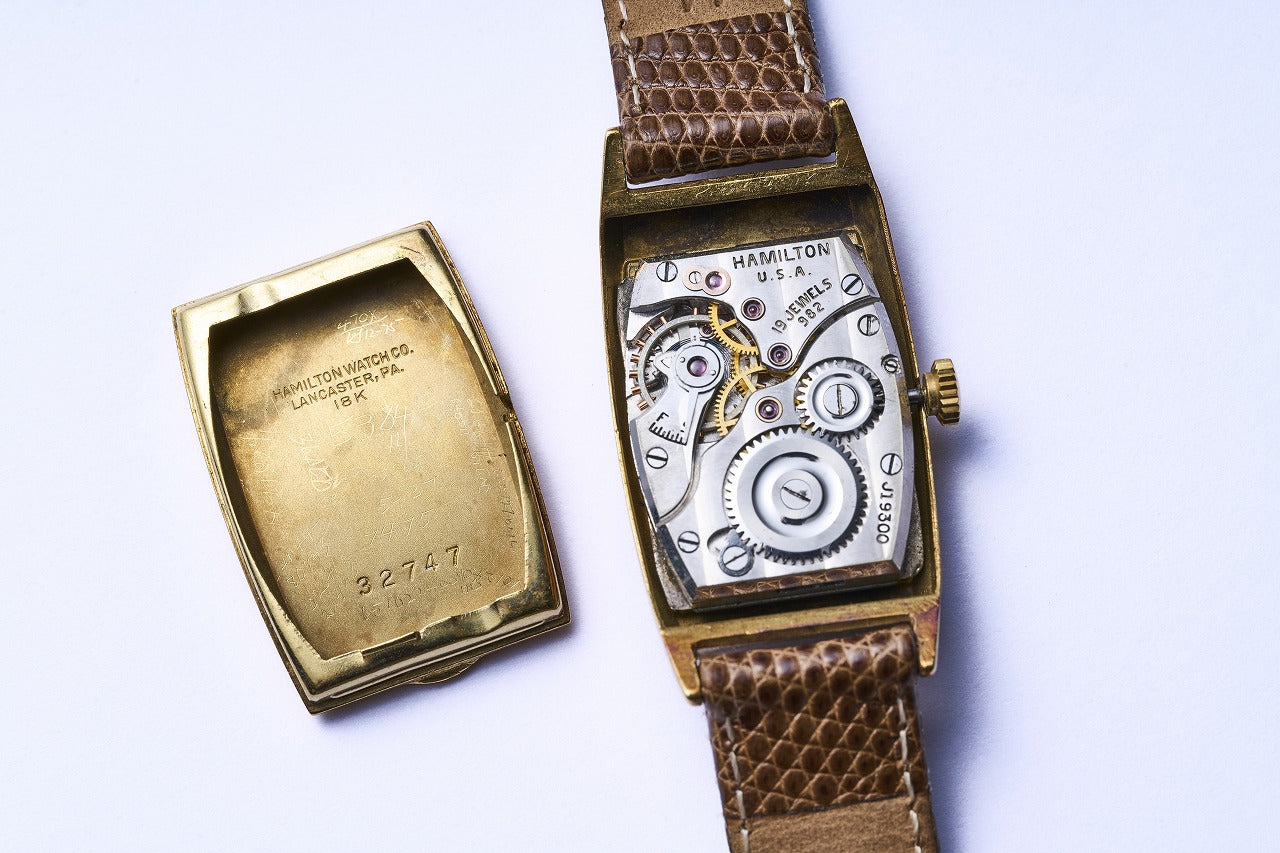 1930s 後期 HAMILTON “SUTTON” 18Kスモセコ手巻きウォッチ【5営業日