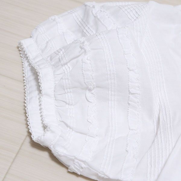 白ピコフリル&ピンタックブラウス - ピンクハウス通販｜リサイクル