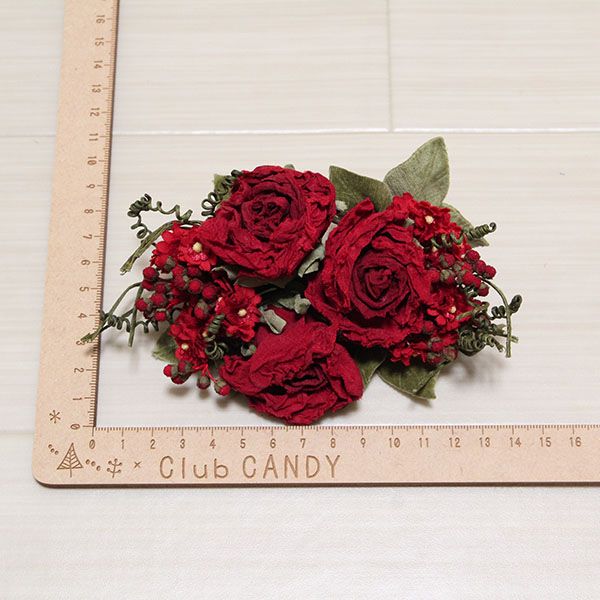 赤いバラコサージュ - ピンクハウス通販｜リサイクルブティックClub CANDY