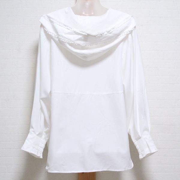 オフ白ピコフリルフード付きブラウス - ピンクハウス通販｜リサイクル