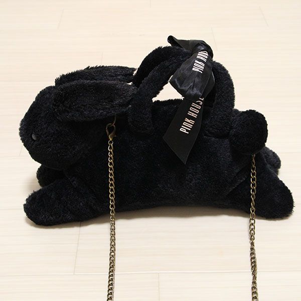 黒うさぎ2WAYぬいぐるみバッグ - ピンクハウス通販｜リサイクル