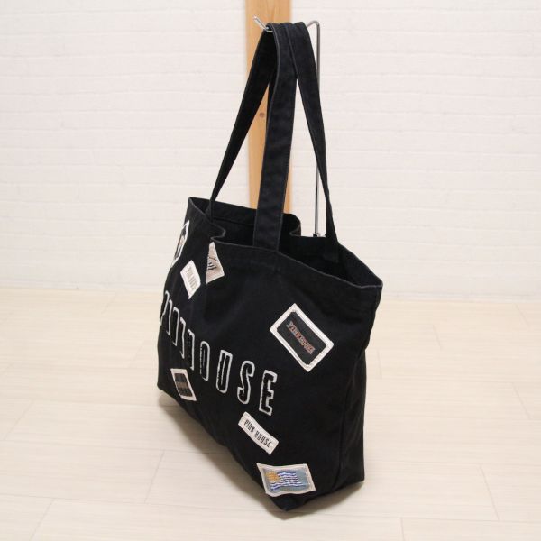 黒ロゴワッペン付きトートバッグ - ピンクハウス通販｜リサイクル