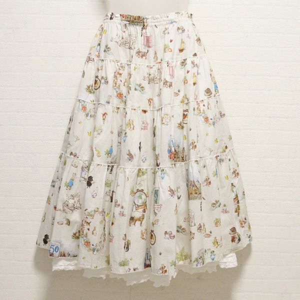 アイボリーピーターラビットスカート - ピンクハウス通販｜リサイクル