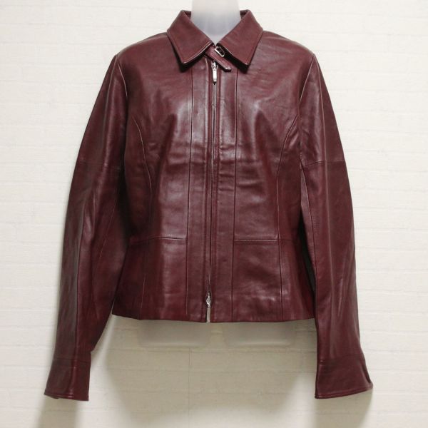 ボルドーレザージャケット【M】 - ピンクハウス通販｜リサイクル