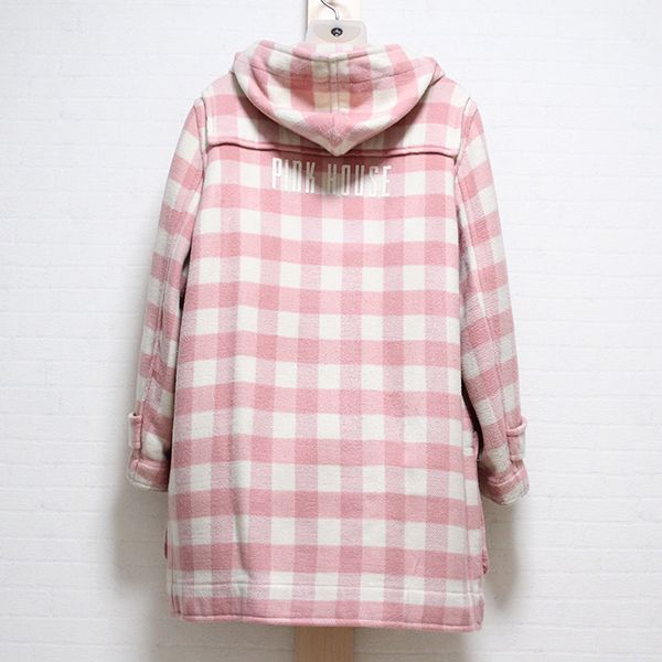 ピンクチェックダッフルコート - ピンクハウス通販｜リサイクル