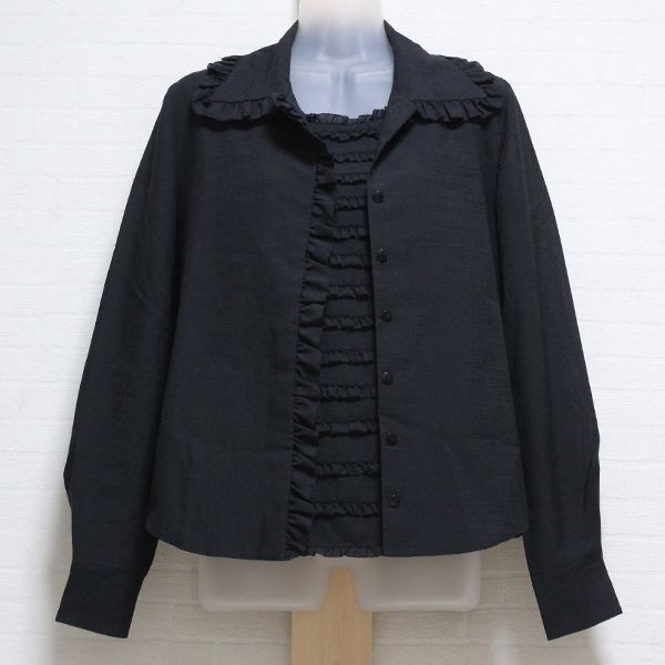 黒ピコフリルブラウスセット【M】 - ピンクハウス通販｜リサイクル