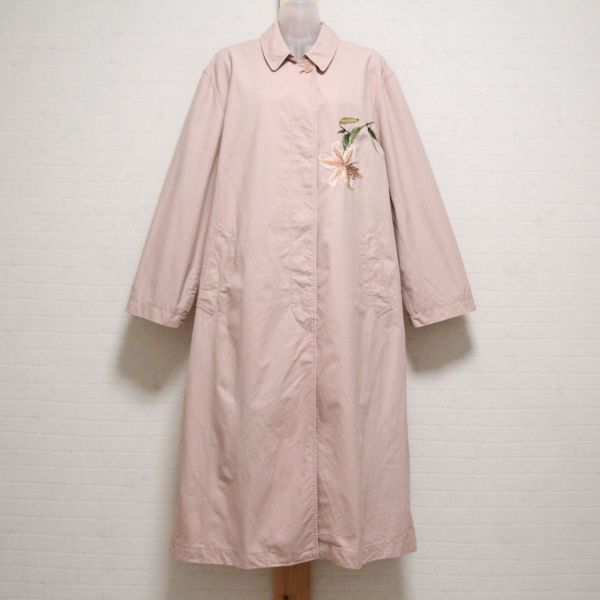 ピンクゆり刺繍コート☆ - ピンクハウス通販｜リサイクルブティック