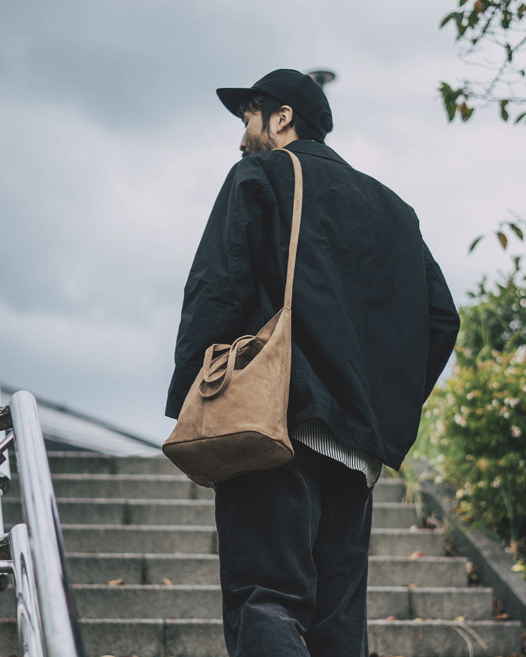 Morphee モルフェ 3WAY MEDIUM TOTE（M size) SUEDE CAMEL MS-SCML-103