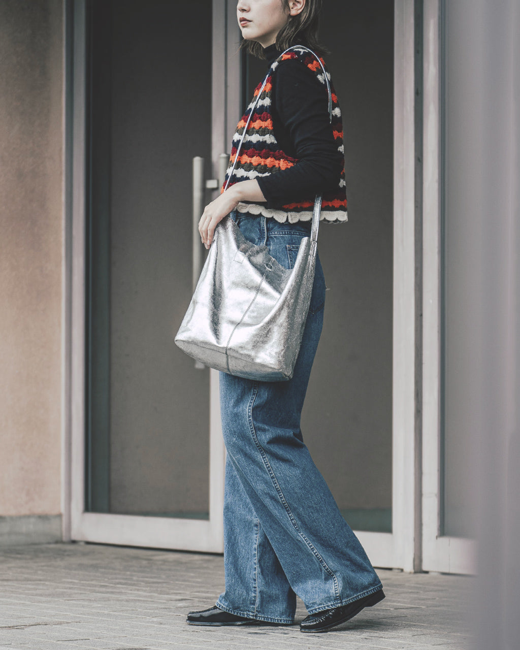 Morphee モルフェ 3WAY MEDIUM TOTE（M size）SILVER ML-SIL-1