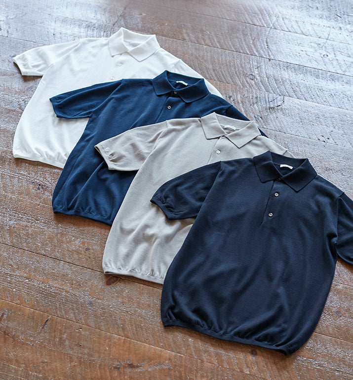 限定カラー スビンプラチナムニットTシャツ＆ニットポロシャツ