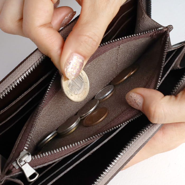 ZOO (ズー) 財布 長財布 トカゲ革 ラウンドファスナー [Z-ZLW-140