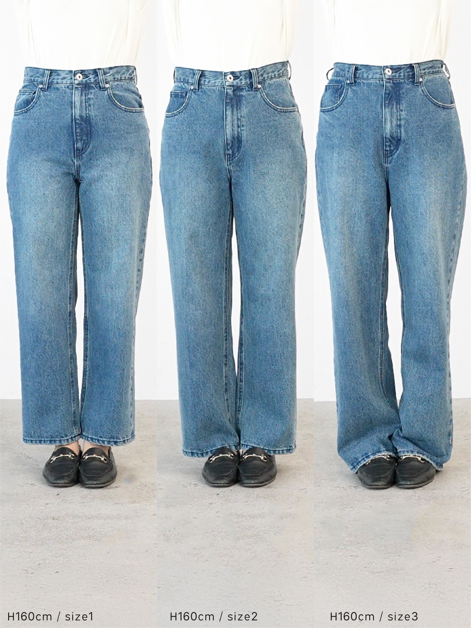 crewre online store / アジャスタブルIラインデニムパンツ