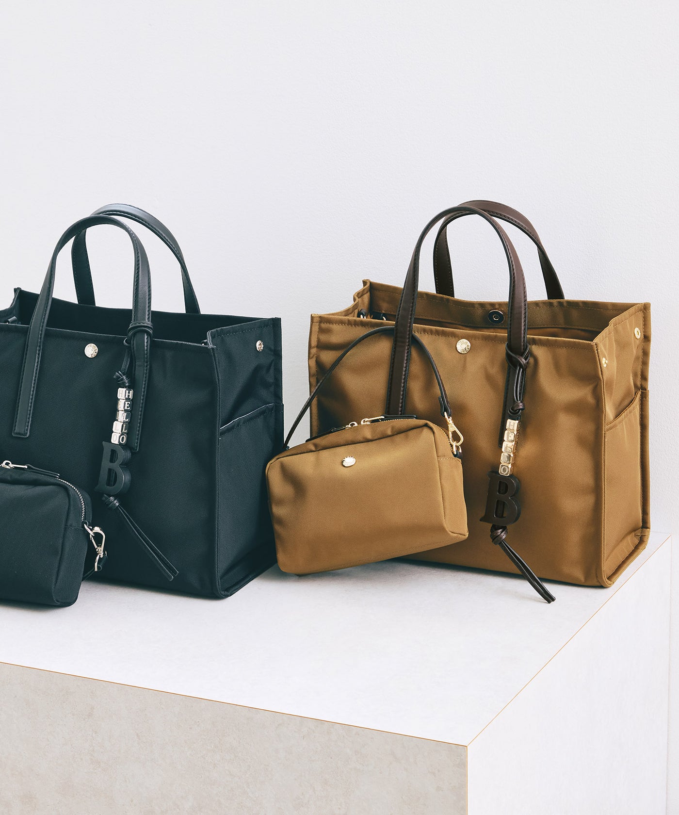 LEE11月号掲載 撥水 マルチway スクエア A4 トートバッグ / 10ポケット