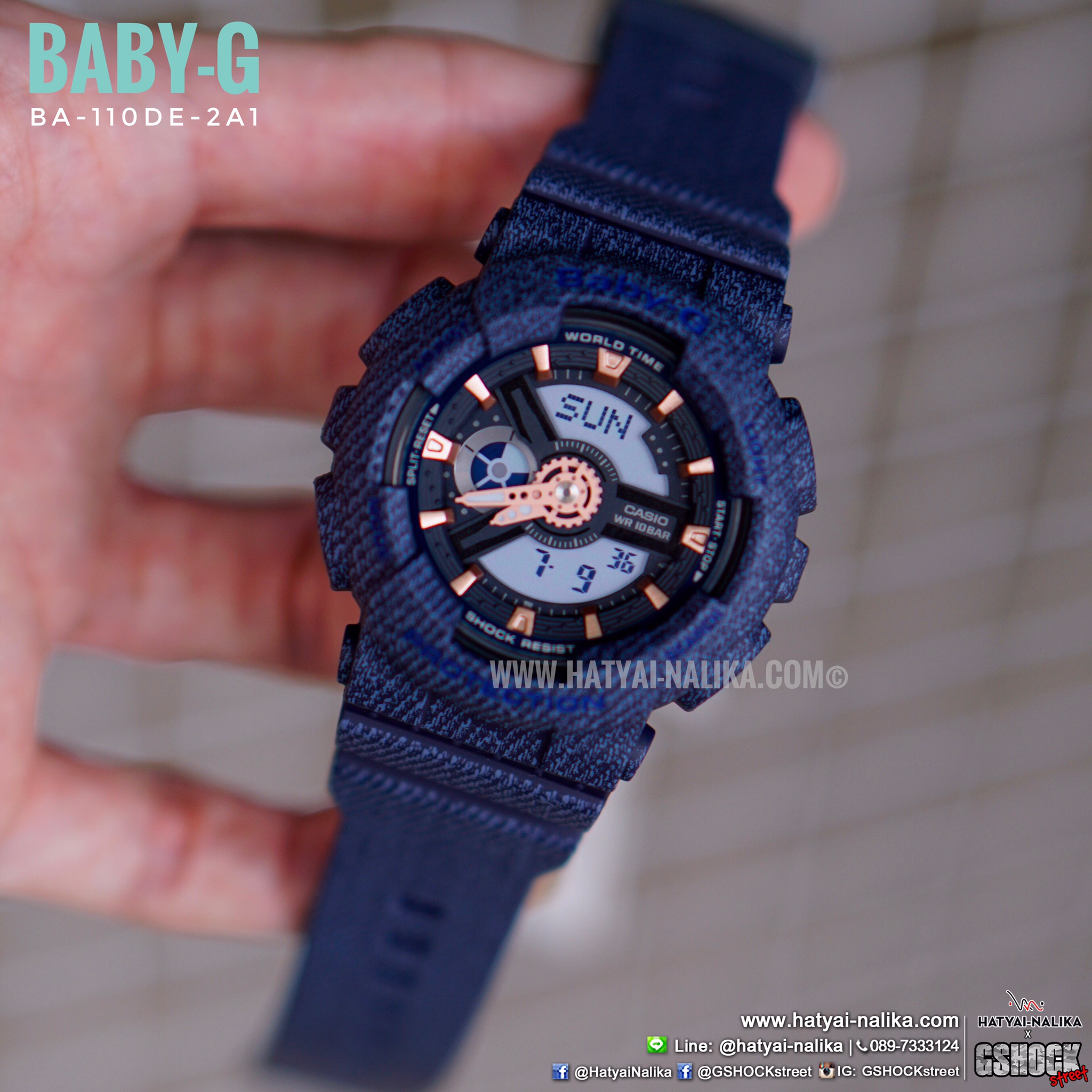 CASIO Baby-G デニムドカラー BA-110DE-2A1JF 未使用 CASIO カシオ⁄BABY−
