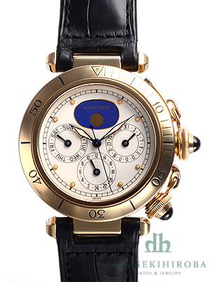 パシャ38 デイデイトムーンフェイズ 中古 ｜ カルティエ | 腕時計の