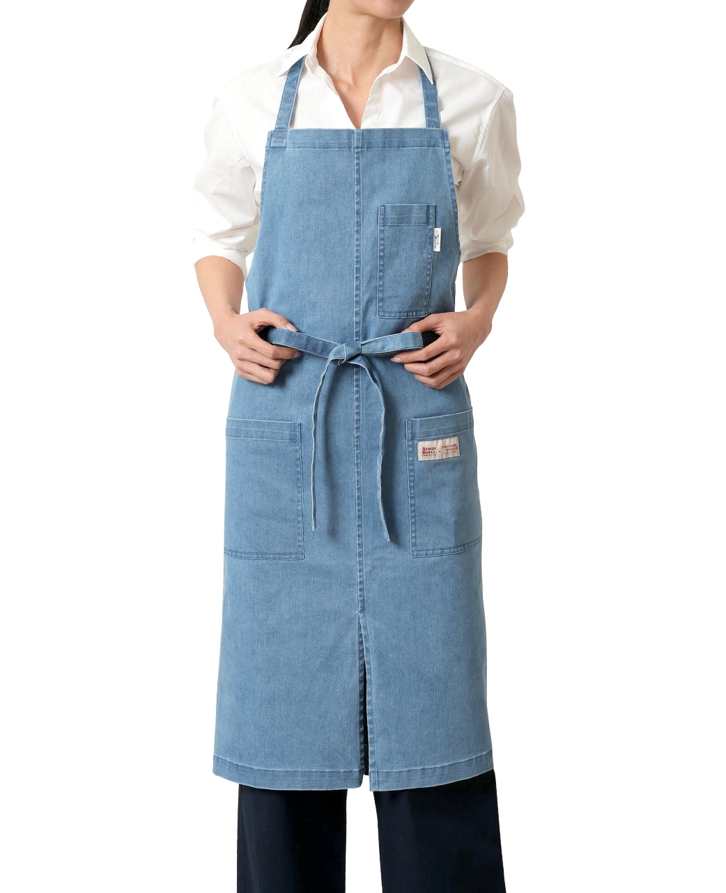 エプロン(Freeサイズ ブルー系): レディース｜メーカーズシャツ鎌倉