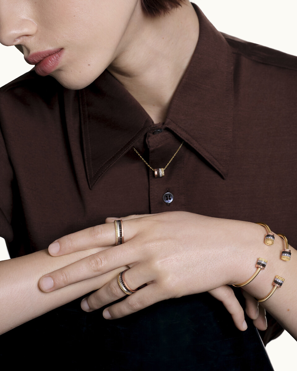 QUATRE CLASSIQUE キャトル クラシック ダイヤモンド ペンダント